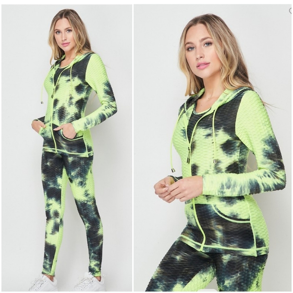 💥Active Brazilian 3 piece Hoodie/Legging set